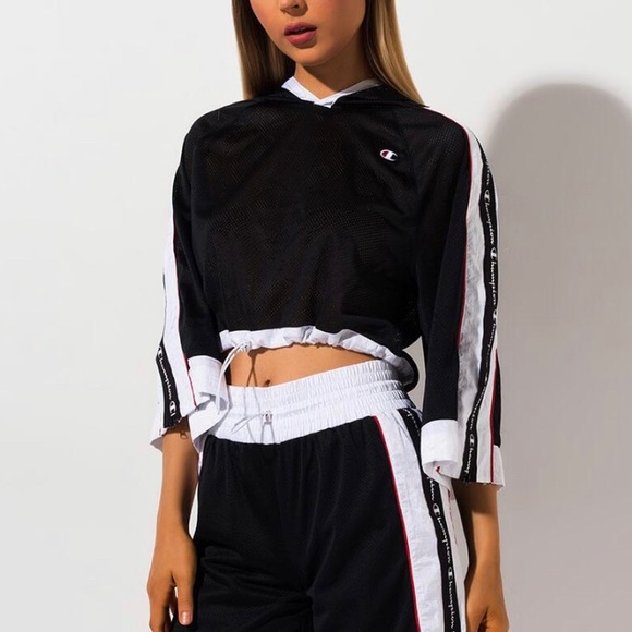 ๐ CHAMPION MESH ZIPPER DRAWSTRING LOGO SMALL C - Picture 7 of 9